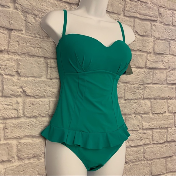 NWT Profile by Gottex One Piece in Jade - Picture 4 of 15
